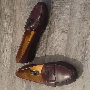 EUC Cole Haan Burgundy Penny Loafers Men's S 11D Vintage?